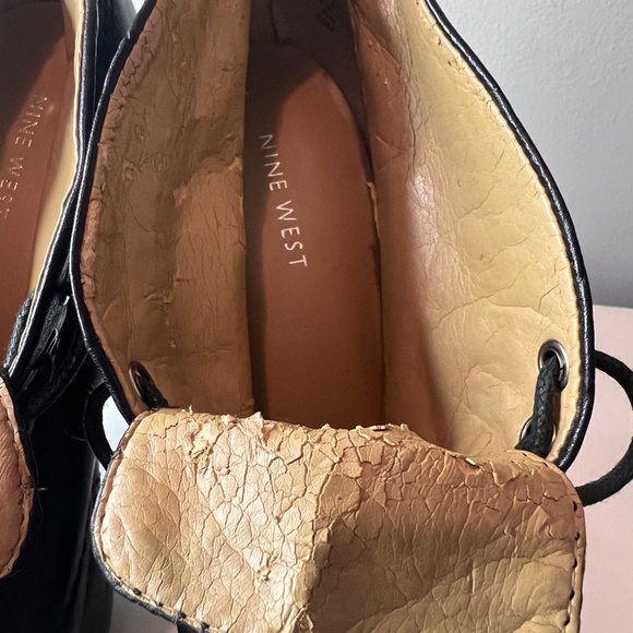 Nine West Black Leather Ankle Boot 10 - Picture 14 of 16